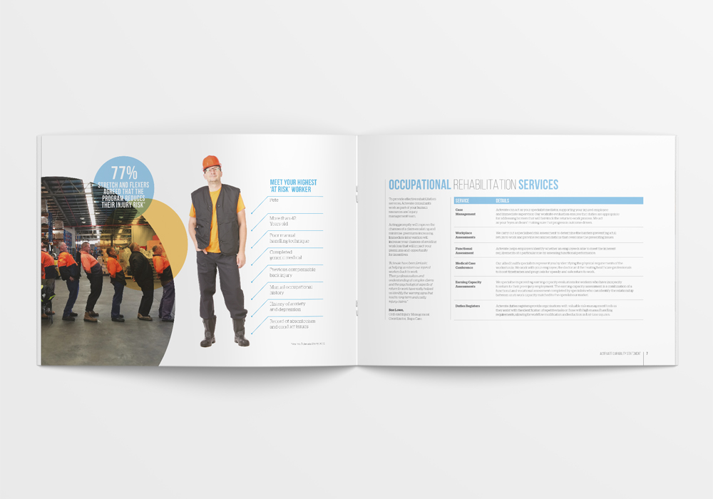 services brochure design