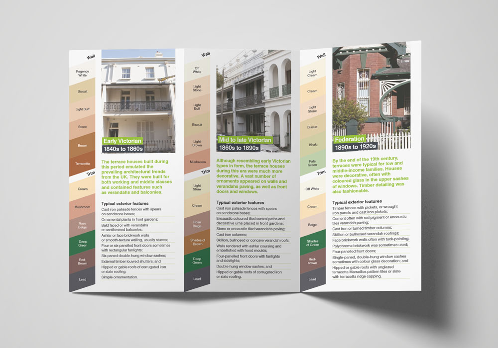 Council heritage guide design