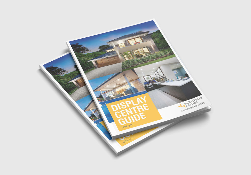 Display home brochure design
